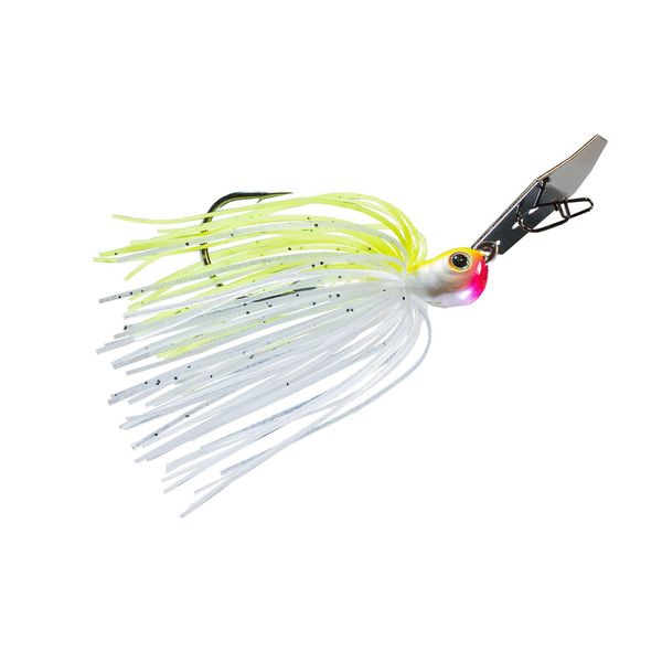 Z-Man Chatterbait Jackhammer 0.375 Oz-Chartreuse White CBJH38-02